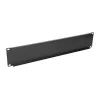 Rack blanking panel Extralink Front Blank Panel 2U 19 inch Melns, steel housing