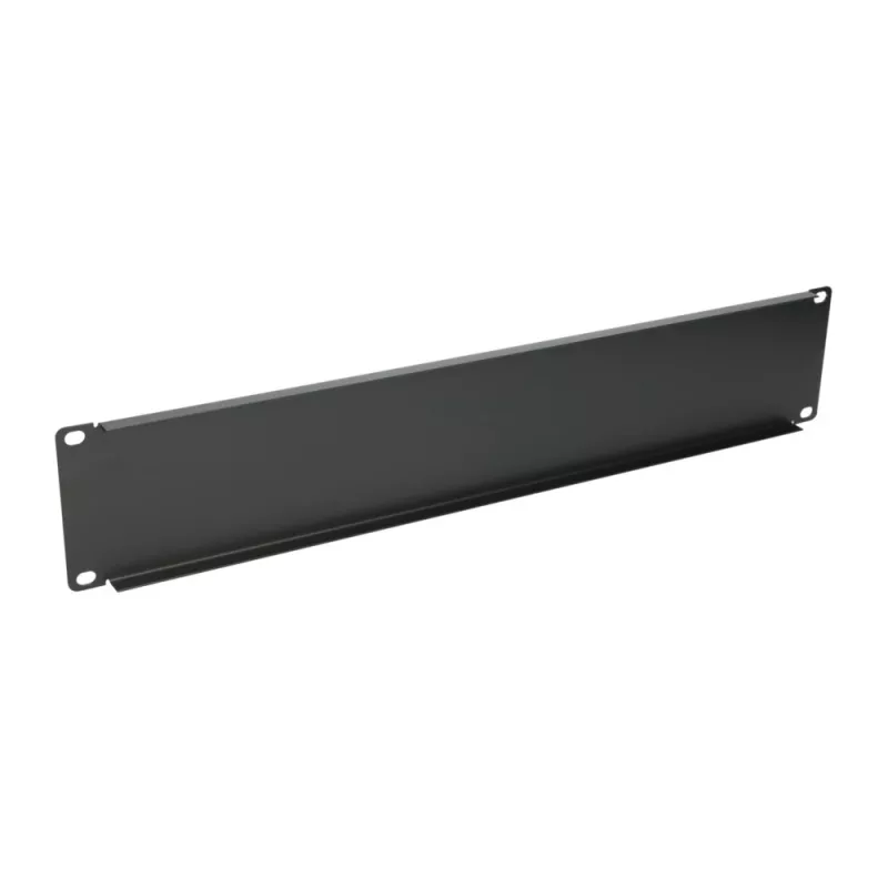 Rack blanking panel Extralink Front Blank Panel 2U 19 inch Melns, steel housing