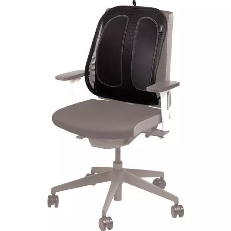 Fellowes muguras balsts biroja krēslam - Office Suites sieta muguras balsts ar sieta audumu - H51.28 x W43.97 x D14.13 cm