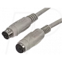S/CONN 78106-2 PS/2 kabelis 1,8 m 6-pin Mini-DIN balts