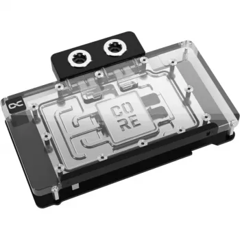 Grafikas kartes ūdensbloks Alphacool RTX 5080 Phoenix Transparent Silver ar aizmugures plāksni