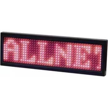 ALLNET Namensschild elektronisch programmable Serial - Krāsa Sarkana (ALLNTAGRv2)