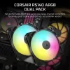 Ventilators Corsair RS140 ARGB 14 cm melns 330-1700 RPM