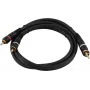 RCA (Cinch) audio kabelis Omnitronic 30209352 2x2 0.3 m