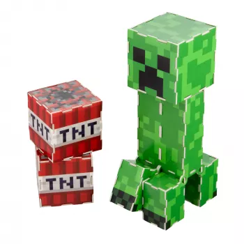 Konstruktora komplekts Paladone Minecraft Creeper – saliekama Kaktusa figūra