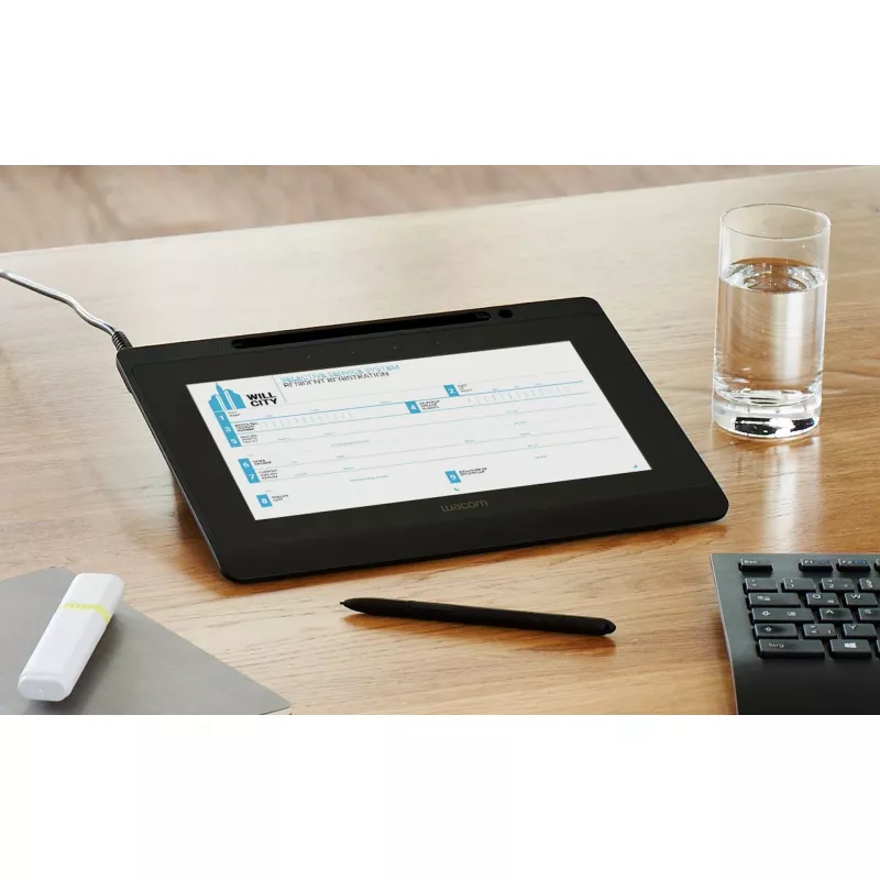 Wacom DTU-1031AX LCD 25,6 cm (10,1 collas) melns