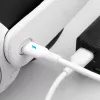Akyga AK-USB-60 USB-A (M) uz USB-C (M) kabelis, USB 2.0, 1,8 m, silikons