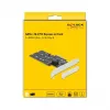 SATA un M.2 PCI Express karte DeLOCK 3 portu SATA un 2 slotu M.2 Key B