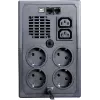 ORVALDI ID2K0CH Line-Interactive 2 kVA / 1200 W bezpārtraukuma barošanas avots, 24 V, 9 Ah akumulatori, LCD, USB, kompakts melns