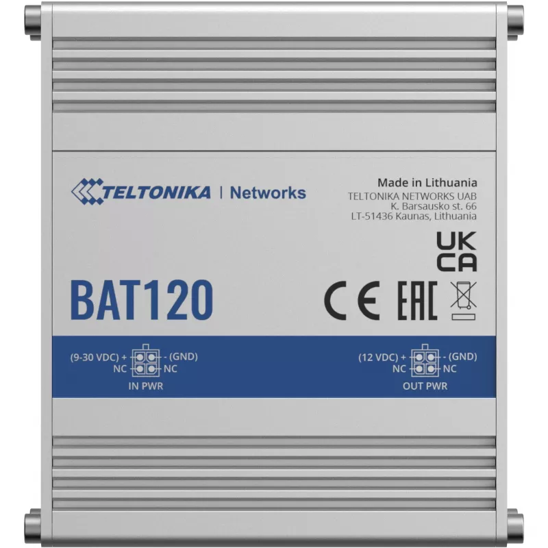 Teltonika Networks Bat120 Nepārtrauktās barošanas avots