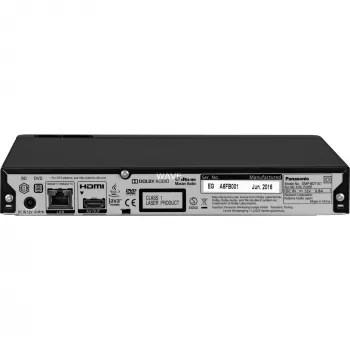 Panasonic Blu-ray atskaņotājs DMP-BDT167EG Xvid, MKV, MP4, FLAC, MP3, AAC, ALAC, DSD Wi-Fi USB savienojamība