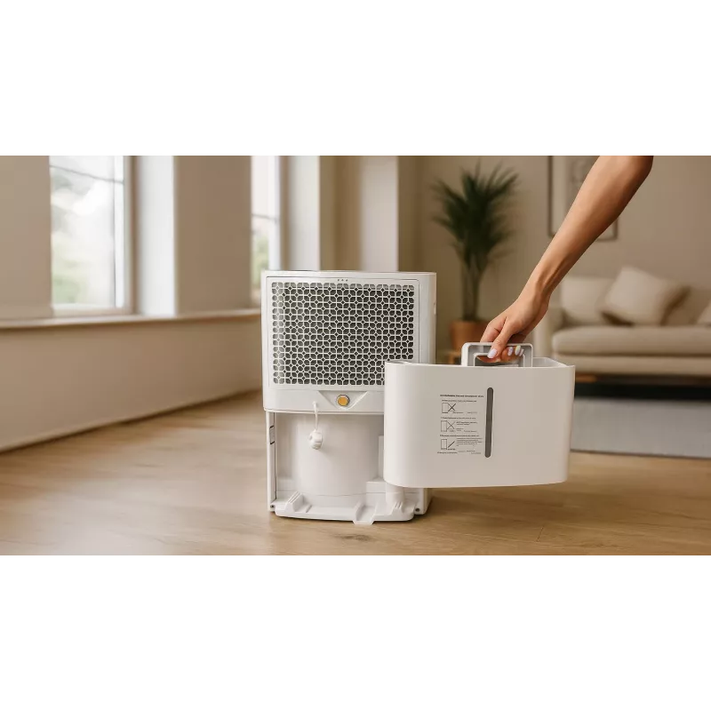 Mitruma savācējs BLAUPUNKT ADH801 — 20 L/dienā (maks. 36 L/24h), 4.2 L tvertne, 600 W, R290, LED displejs