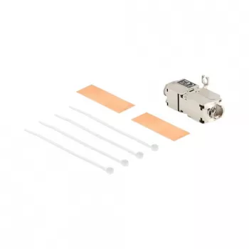 Tīkla kabeļu savienotājs DeLOCK 88198 LSA uz LSA Cat.6A STP 31.6 mm nerūsējošais tērauds
