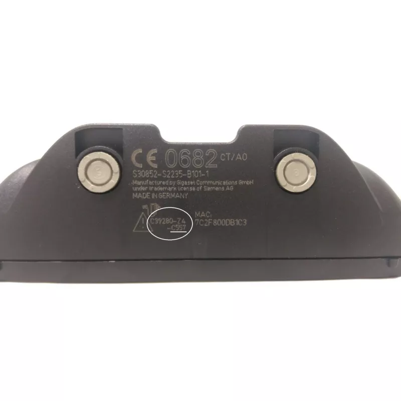 Gigaset C39280-Z4-C557 strāvas adapteris, melns
