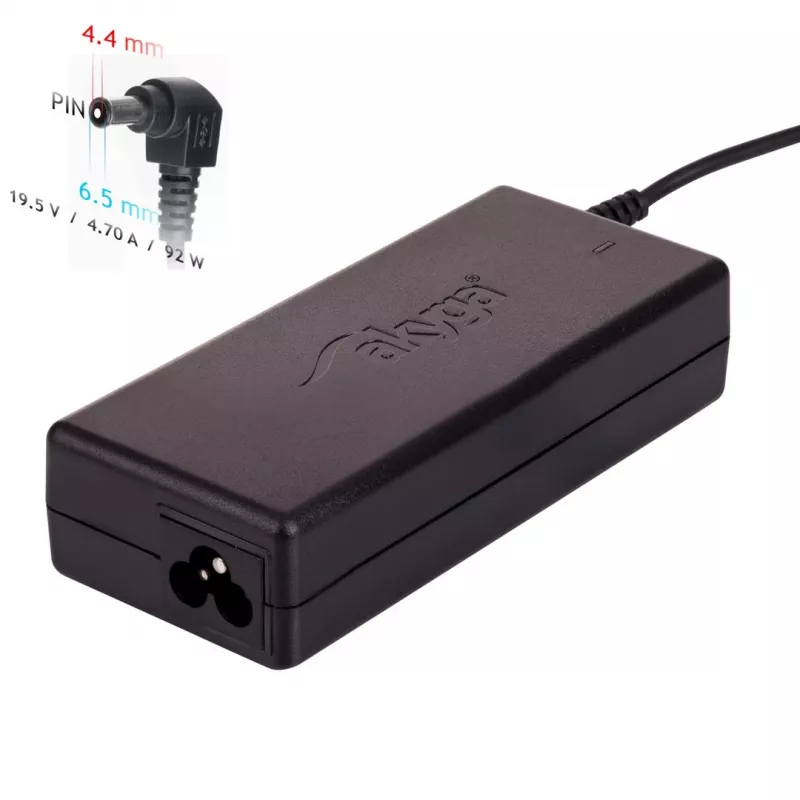 Akyga AK-ND-20 strāvas adapteris iekštelpām 92 W melns
