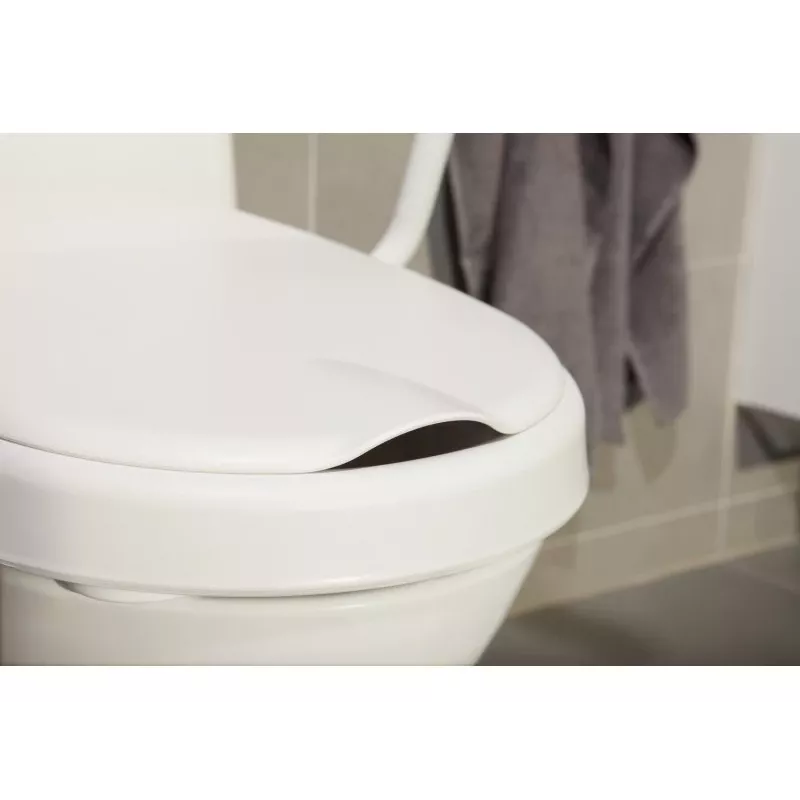 Etac Hi-Loo paaugstināts tualetes sēdeklis ar vāku, 10 cm
