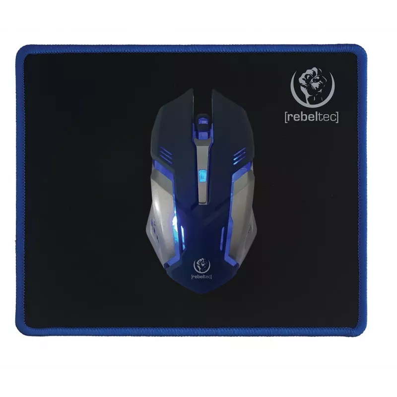 Tastatūra un pele Rebeltec SHERMAN Gaming USB QZERTY angļu melna
