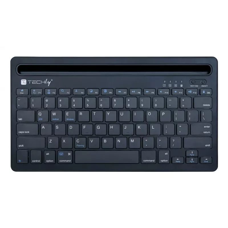 Techly ICTBK102U tastatūra Universāla Bluetooth QWERTY angļu melna