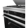 Gorenje GKS6C71XF brīvi stāvoša plīts ar cepeškrāsni sudraba krāsā