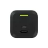 Mobilo ierīču lādētājs zaļa Cell CHARGC06, USB-C 33 W, Quick Charge 3.0, maiņstrāvas ieeja 100–240 V, melns