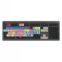 Logickeyboard Adobe Premiere Pro CC Astra 2 tastatūra universāla USB QWERTZ vācu pelēka