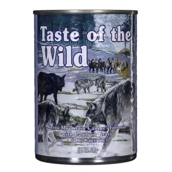 TASTE OF THE WILD Sierra Mountain - Mitrā suņu barība - 390 g