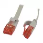komutācijas kabelis RJ45 - CAT6 250Mhz - 5m gray - UTP(U/UTP) - PVC - flat - Synergy 21 -