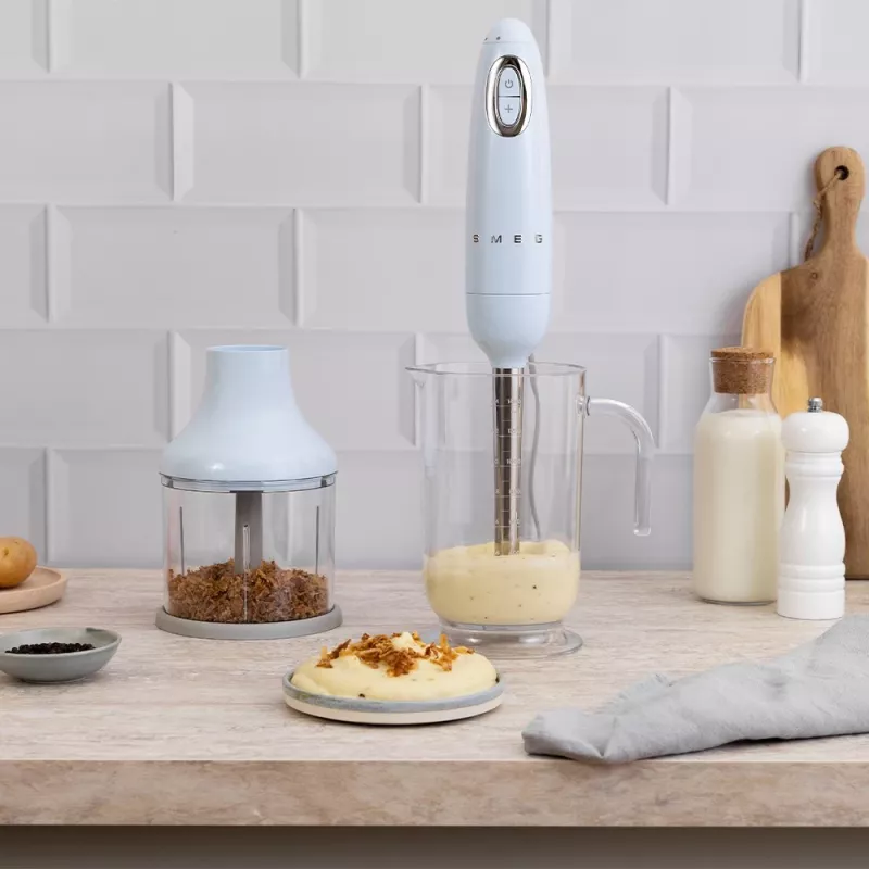 Smeg HBF03PBEU rokas blenderis 700 W gaiši zils, nerūsējošais tērauds