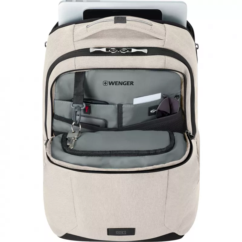 Klēpjdatora somiņa Wenger MX Professional bēša krāsā klēpjdatoriem līdz 40.6 cm (16 collām)