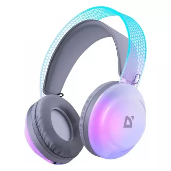 Bezvadu galvas siksnas austiņas DEFENDER Freemotion B651 — binaurālas, slēgtā akustiskā sistēma, 20–20000 Hz, 105 dB, USB-C, AUX