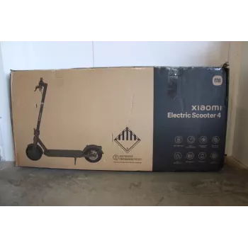IZPĀRDOŠANA. Xiaomi Electric Scooter 4 EU | IZPĀRDOŠANA. IZPĀRDOŠANA. Xiaomi Electric Scooter 4 EU | 300 W | 25 km/h | 10 collas | 6 mēneši | Melns | DEMO, SASKRAPĒTS, TRŪKST SKRŪVJU