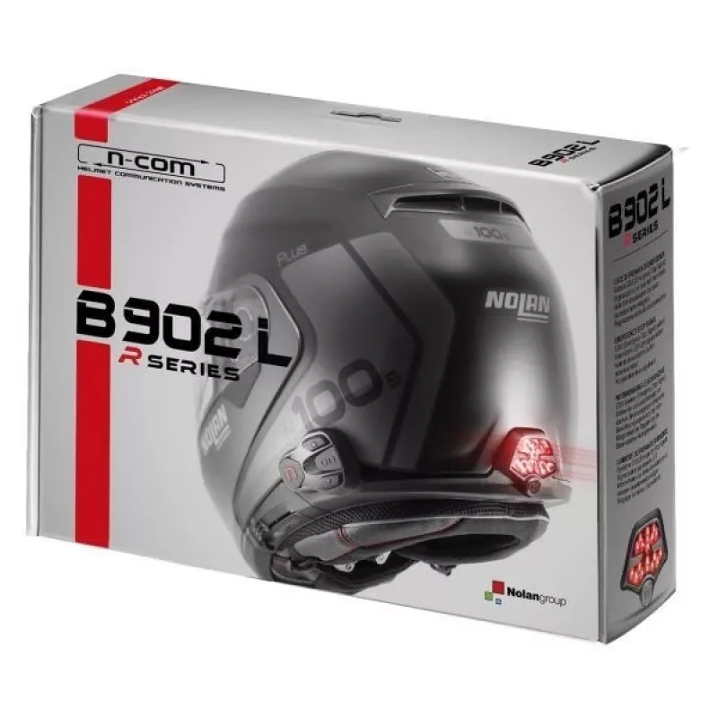 Nolan N-Com B902L R motociklista sarunu sistēma, 1 gab., melna