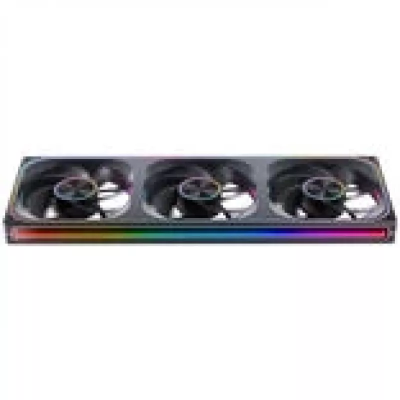 Korpusa ventilatori Jonsbo ZA-420BR PWM Reverse ARGB — 3×140 mm, melni