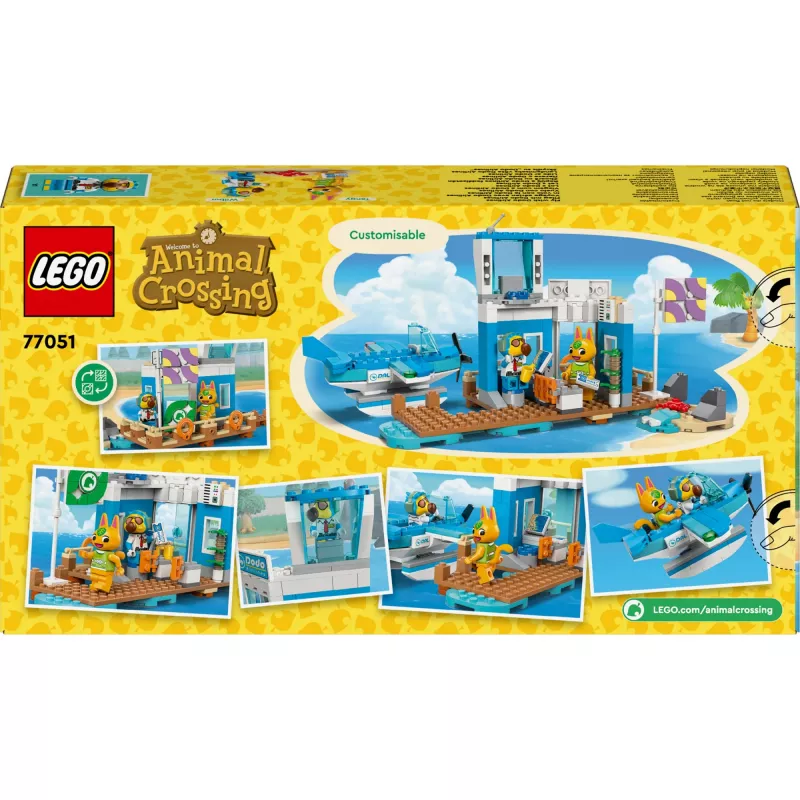 Konstruktors LEGO 77051 Animal Crossing: Fly with Dodo Airlines komplekts, LEGO zīmols, modelis 77051