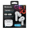Defender TWINS 903 Bluetooth austiņas, baltas