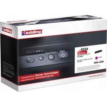 edding EDD-5034 fuksīna krāsas tonera kārtridžs, saderīgs ar KYOCERA TK-590M