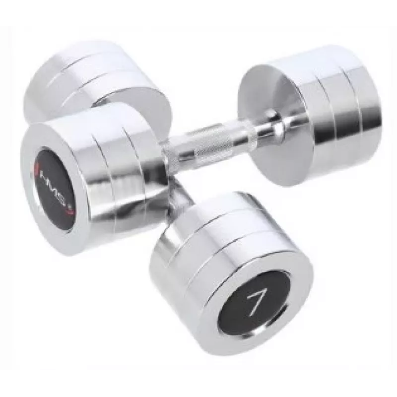 HMS Fitness CHD07 Fiksēta svara hantele 7 kg 2 gab.