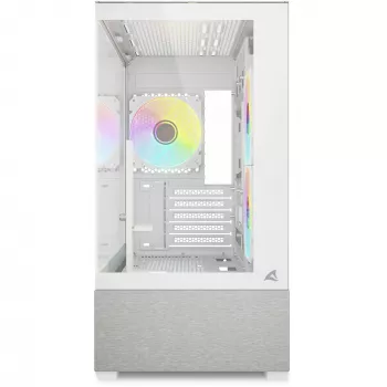 Sharkoon MK7 ARGB mATX Case 2xGlass Balts