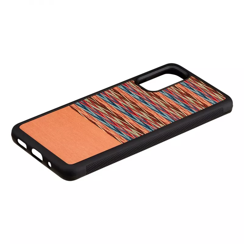 Telefona maciņš man and wood Galaxy S20 brūns rūtains melns – aizsargapvalks Samsung Galaxy S20