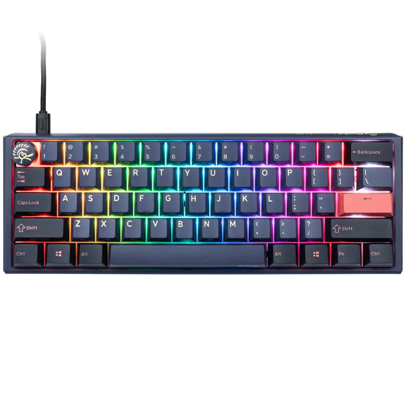 Ducky One 3 Mini tastatūra spēlēm USB QWERTY angļu zila