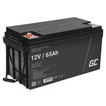 Akumulators zaļa Cell AGM28 industriāls uzlādējams noslēgts svina-skābes (VRLA) 12 V 65000 mAh, 1 gab., 20 kg
