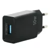 Mobilis - Barošanas avots - ātrs - 10,5 W - QC (USB) - melns - Eiropa (001360)