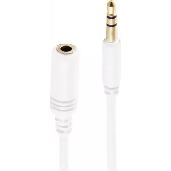 Audio kabelis ShiverPeaks BS33100 1,8m 3,5mm Balts