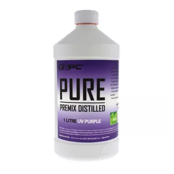 Šķidrais dzesētājs XSPC Pure Coolant 1 L — purpura, UV reaktīvs