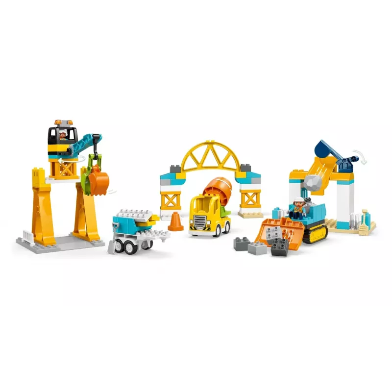 LEGO DUPLO 10476 3 in 1 Būvlaukums un transportlīdzekļi