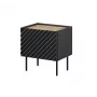 Naktsgaldiņš Cama ONDA 50x40x54 cm melns MDF/skaidu plātne komplektā 2 gab.