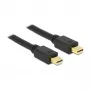 DisplayPort kabelis DeLOCK 83477 5 m Mini DisplayPort melns