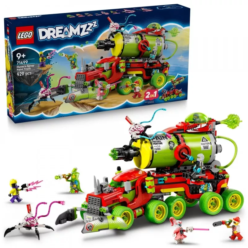 LEGO DREAMZZZ 71499 Mateo izsmidzināšanas krāsu kravas automašīna