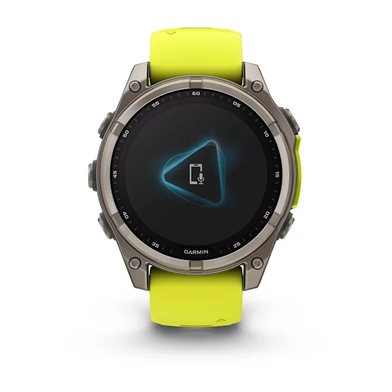 Garmin fenix 8 3.3 cm (1.3) 47 mm digitāls 260 x 260 pikseļu skārienekrāns Titāns Wi-Fi GPS (satelīts)