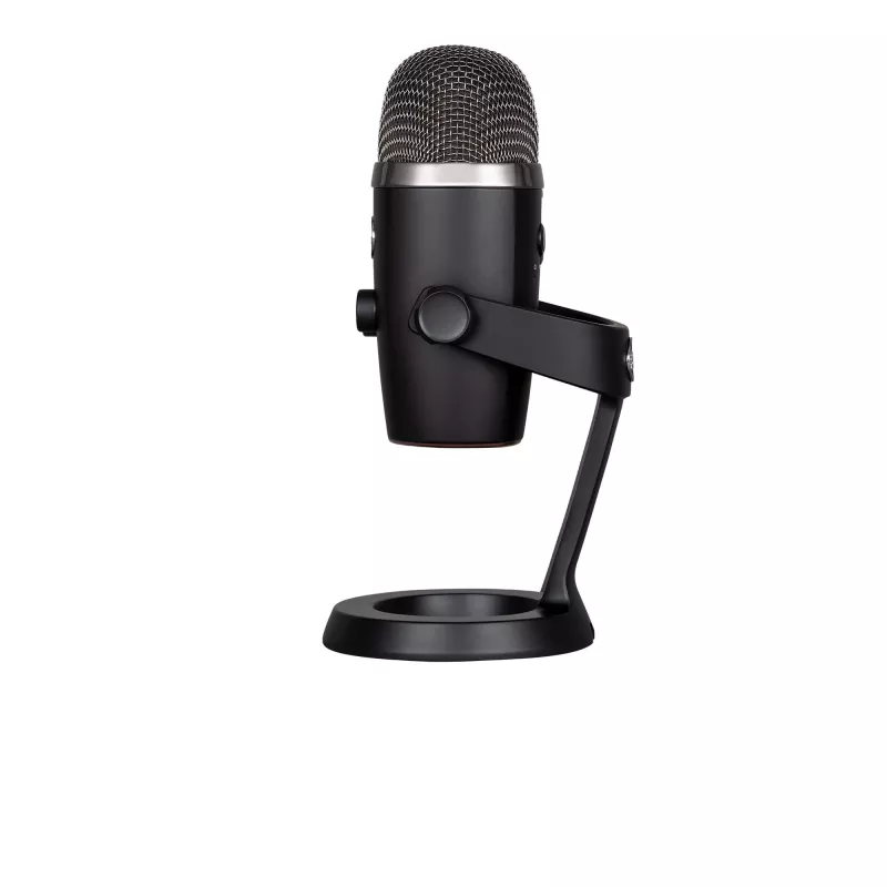 Logitech Yeti Nano, galda mikrofons, 20 - 20000 Hz, 0,5%, 24 biti, 48 kHz, 4,5 mV/Pa